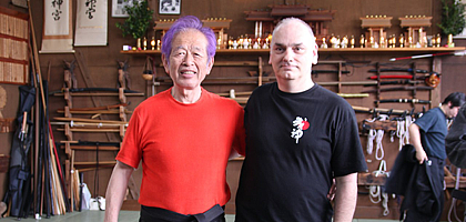 Jean-François Beaudart avec Hatsumi Sensei