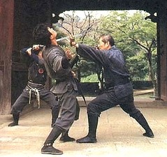 Démonstration de Nin Jutsu par Hatsumi sensei, Le Dojo, dojo, budo, bushi, samourai, ninjas, ninja, nin jutsu, ninjutsu paris, nin jutsu paris, bujinkan, bujinkan paris, ninja paris