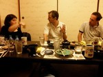 Repas entre amis au japon